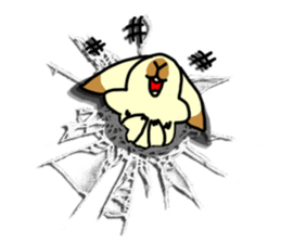 Rabbit in the hole. sticker #6776875