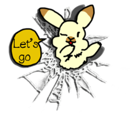 Rabbit in the hole. sticker #6776876