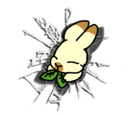 Rabbit in the hole. sticker #6776878