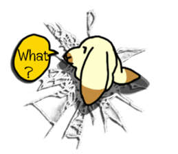 Rabbit in the hole. sticker #6776883