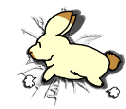 Rabbit in the hole. sticker #6776887