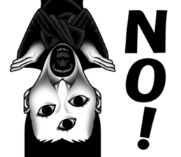 Fancy Island horror sticker sticker #6777073