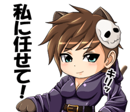 Fancy Island horror sticker sticker #6777083