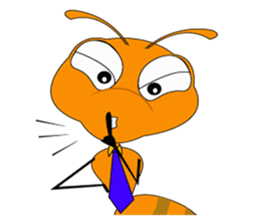 Emotion of Worker Ant sticker #6777728