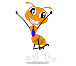 Emotion of Worker Ant sticker #6777729