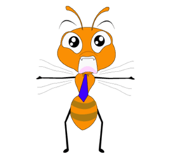 Emotion of Worker Ant sticker #6777732