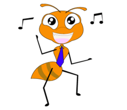 Emotion of Worker Ant sticker #6777735