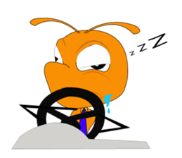 Emotion of Worker Ant sticker #6777738