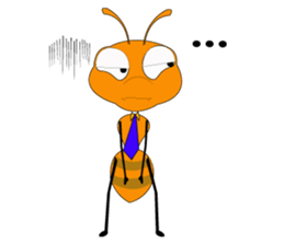 Emotion of Worker Ant sticker #6777743