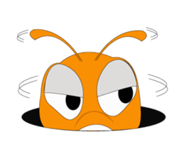 Emotion of Worker Ant sticker #6777754