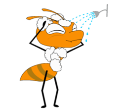 Emotion of Worker Ant sticker #6777757