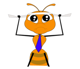 Emotion of Worker Ant sticker #6777758