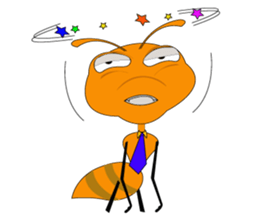 Emotion of Worker Ant sticker #6777764