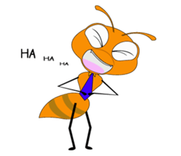 Emotion of Worker Ant sticker #6777767