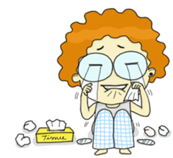 FuFu : Cute Boy with Brown Hair sticker #6778131