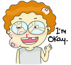 FuFu : Cute Boy with Brown Hair sticker #6778133