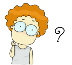 FuFu : Cute Boy with Brown Hair sticker #6778134