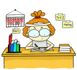 FuFu : Cute Boy with Brown Hair sticker #6778136