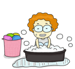 FuFu : Cute Boy with Brown Hair sticker #6778138