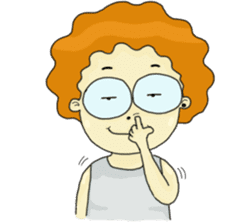 FuFu : Cute Boy with Brown Hair sticker #6778139