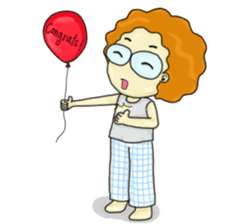 FuFu : Cute Boy with Brown Hair sticker #6778143