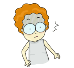 FuFu : Cute Boy with Brown Hair sticker #6778163