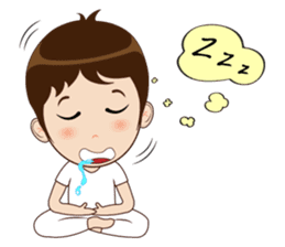 Meditation Couple Life sticker #6778720