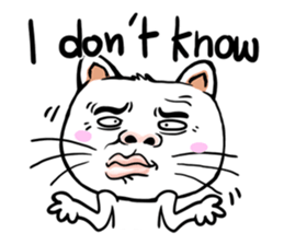 FUNNY CAT V.1 sticker #6778744