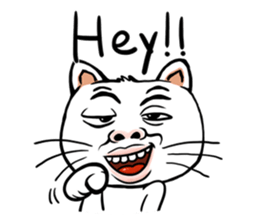 FUNNY CAT V.1 sticker #6778746