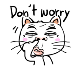 FUNNY CAT V.1 sticker #6778747