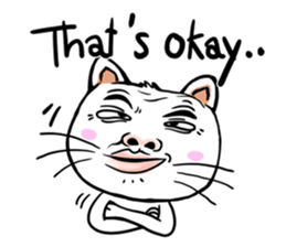 FUNNY CAT V.1 sticker #6778750