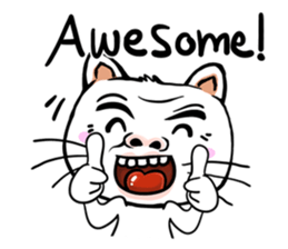 FUNNY CAT V.1 sticker #6778754