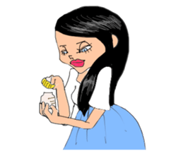 Powerful moms sticker #6778911