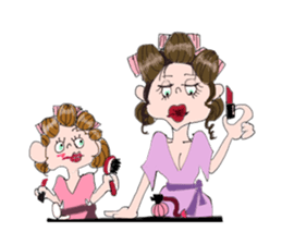 Powerful moms sticker #6778923