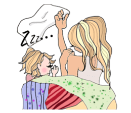 Powerful moms sticker #6778931