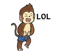 Toto ; Moody Monkey (Eng) sticker #6779354