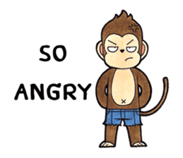 Toto ; Moody Monkey (Eng) sticker #6779383