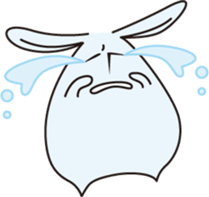 Rabbit feelings sticker #6779451