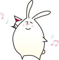 Rabbit feelings sticker #6779452