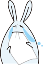 Rabbit feelings sticker #6779454