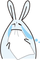 Rabbit feelings sticker #6779454