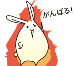Rabbit feelings sticker #6779456