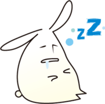 Rabbit feelings sticker #6779460