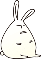 Rabbit feelings sticker #6779462