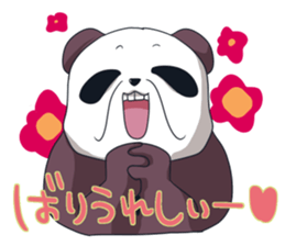 Fukuoka Hakata-ben Oyaji Panda sticker #6779758