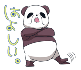 Fukuoka Hakata-ben Oyaji Panda sticker #6779785
