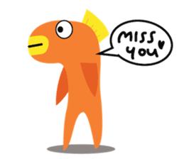 Mr. Golden Fish sticker #6779915