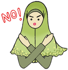 Muslimah sticker #6780096