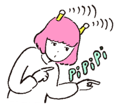 My Girl Alien sticker #6780209