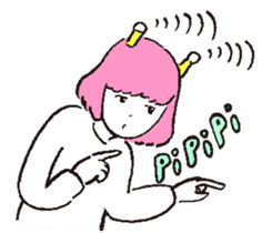 My Girl Alien sticker #6780209